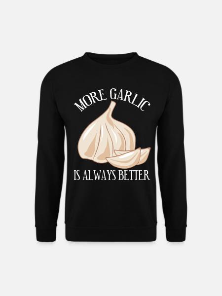 Plus d’ail - Sweat-shirt Unisexe - noir