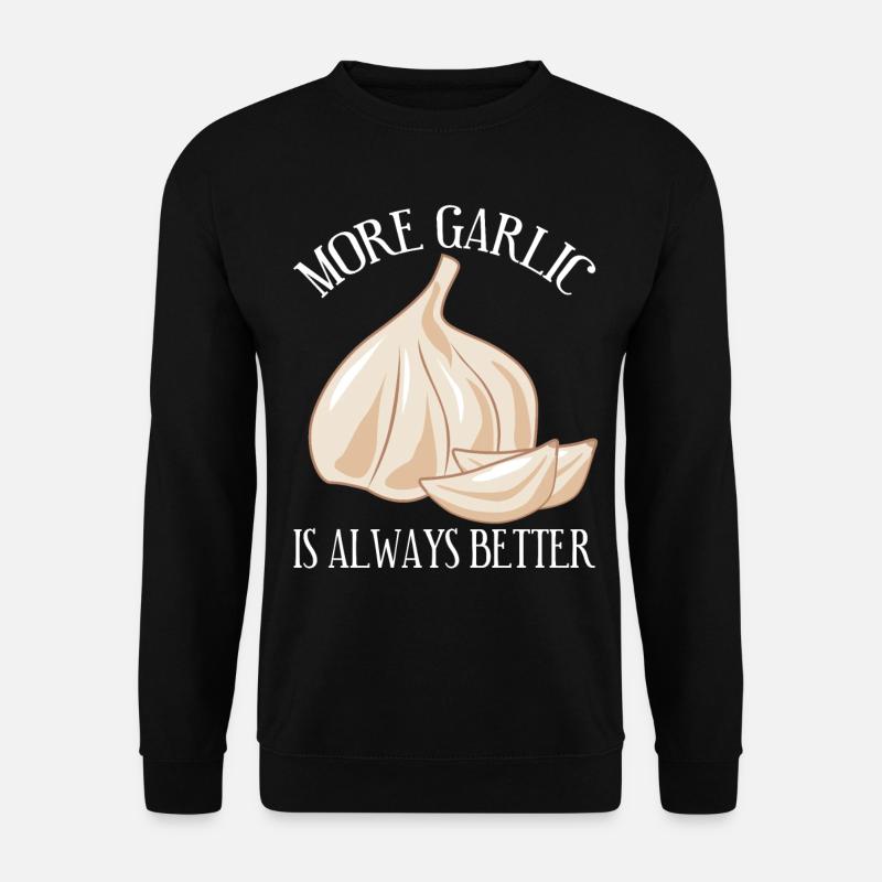 More Garlic - Unisex Sweatshirt - black