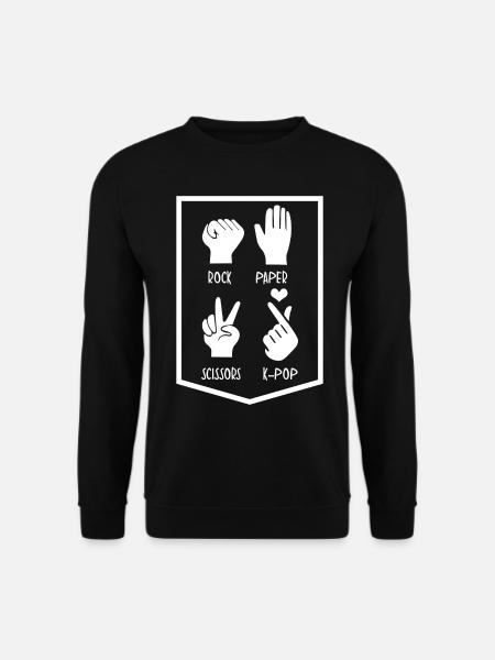 Kpop Herz Korean Popmusik K-Pop - Unisex Pullover - Schwarz