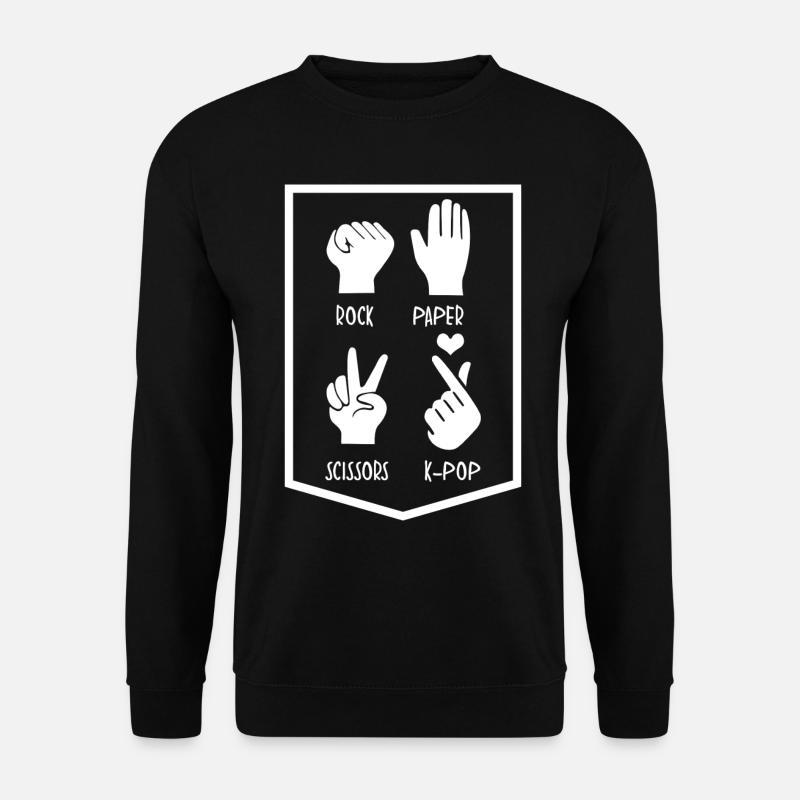 Kpop Herz Korean Popmusik K-Pop - Unisex Pullover - Schwarz