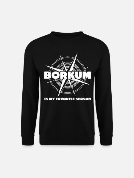 Borkum - Unisex Pullover - Schwarz