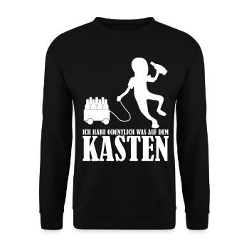 Bier Braumeister Bierbrauer Vatertag - Unisex Pullover - Schwarz - Vorne - Alina (178cm) & Michal (187cm)