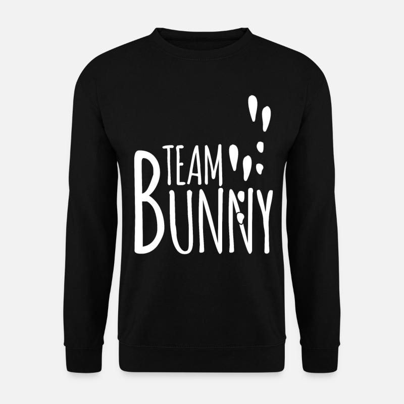 Hase Hasen Kaninchen - Unisex Pullover - Schwarz