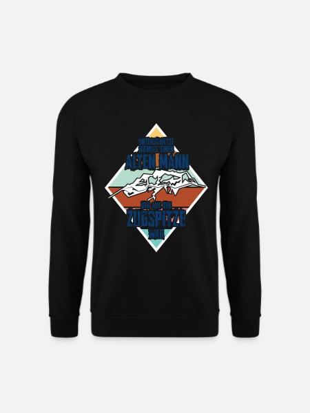 Zugspitze Berge - Unisex Pullover - Schwarz