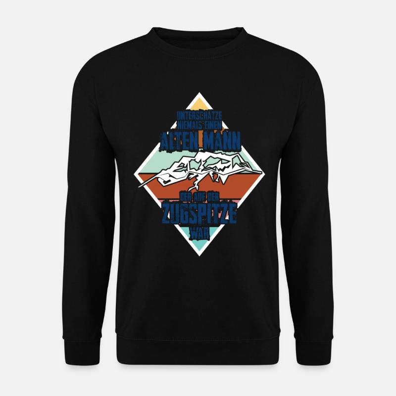 Zugspitze Berge - Unisex Pullover - Schwarz