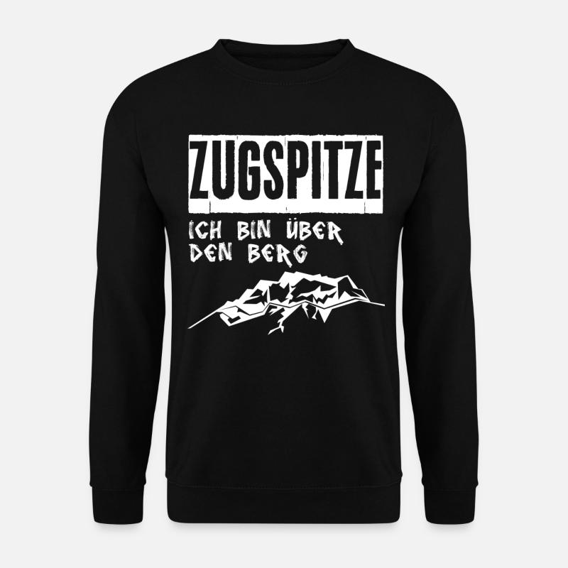 Zugspitze Berg Bergsteiger - Unisex Pullover - Schwarz