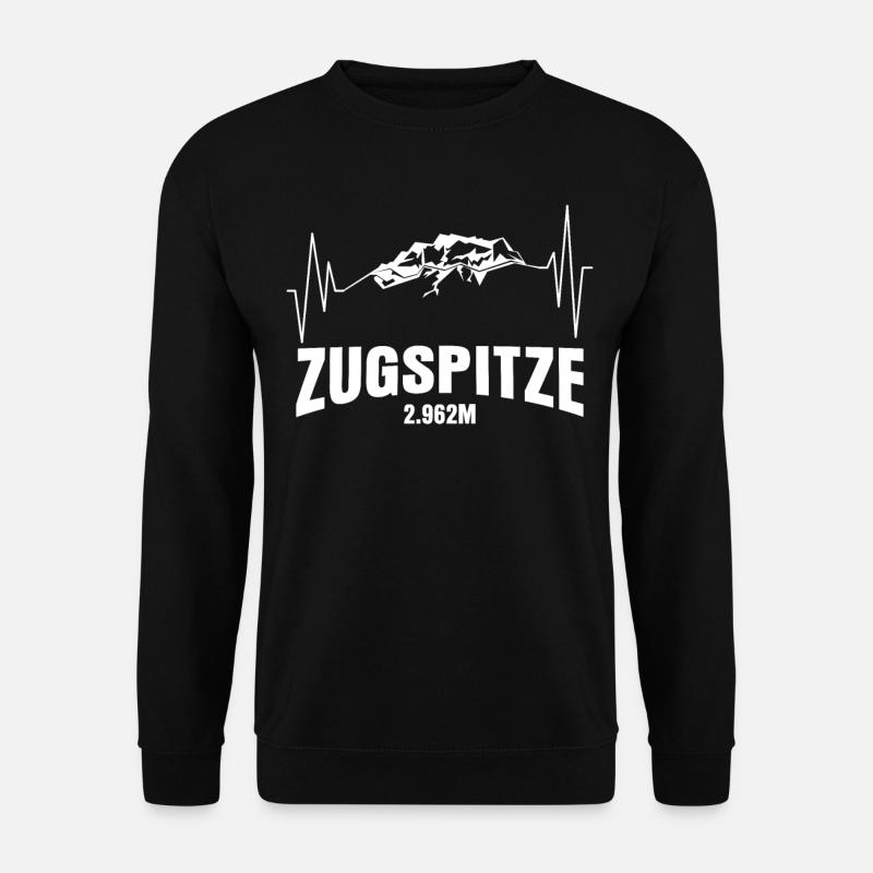 Zugspitze Bergsteigen Berge - Unisex Pullover - Schwarz