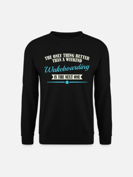 Wakeboard Wakeboards Wakeboarder - Unisex Pullover - Schwarz