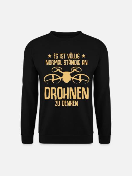 Drohne Quadcopter Quadrocopter - Unisex Pullover - Schwarz