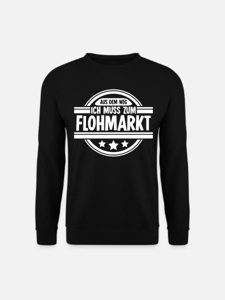 Flohmarkt Trödelmarkt - Unisex Pullover - Schwarz