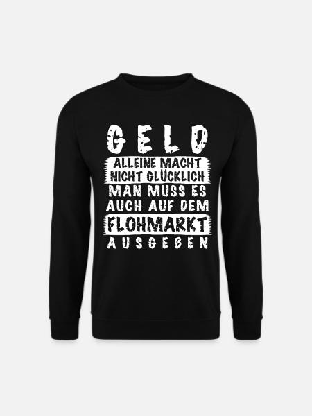 Flohmarkt Trödelmarkt Flohmärkte - Unisex Pullover - Schwarz