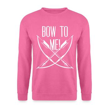 Club de tir à l’arc 3D - Sweat-shirt Unisexe - rose - Devant