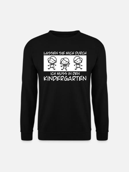 Kindergarten Kindergärtnerin Kita - Unisex Pullover - Schwarz