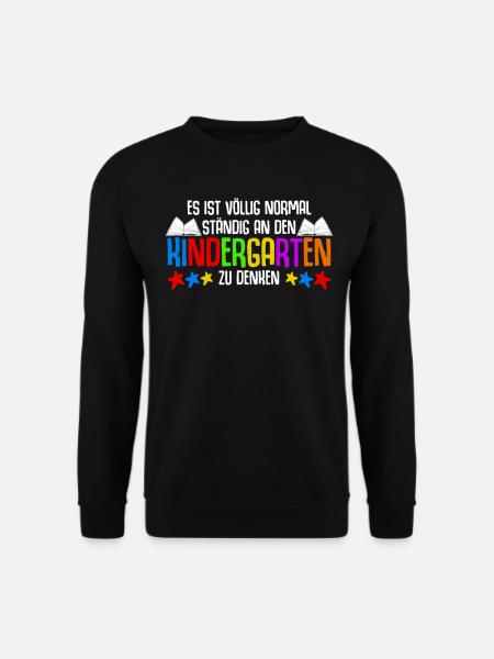 Kindergarten Kita Witz Kindertagesstätte - Unisex Pullover - Schwarz
