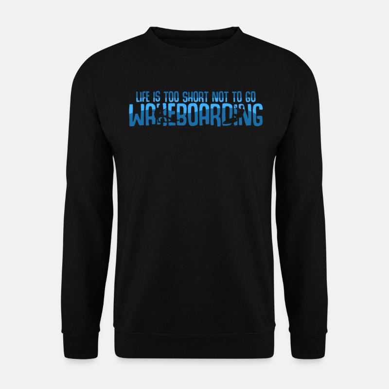 Wakeboard - Unisex Pullover - Schwarz