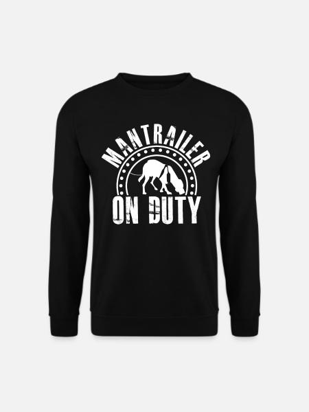 Mantrailing Suchhund Mantrailer - Unisex Pullover - Schwarz