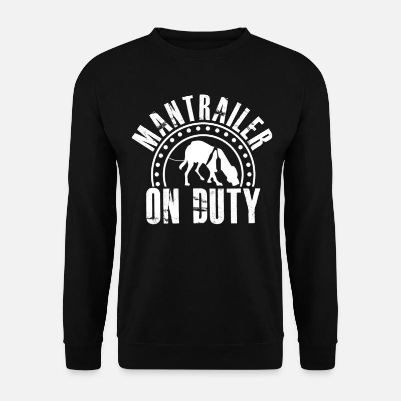 Mantrailing Suchhund Mantrailer - Unisex Pullover - Schwarz