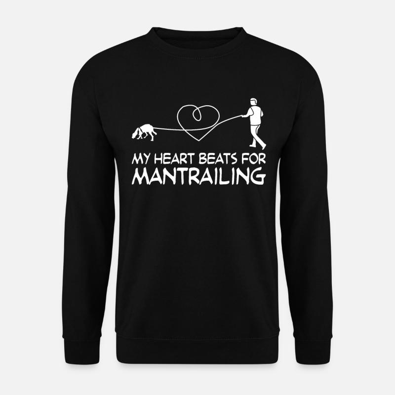 Mantrailer Dog Dogs Mantrailing - Unisex Sweatshirt - black