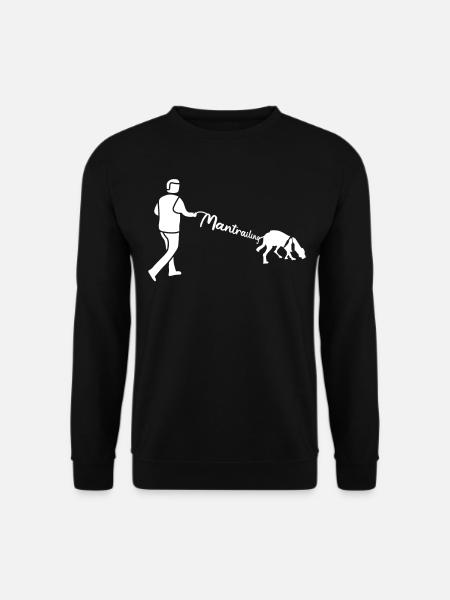 Mantrailing Leine Mantrailer Hunde - Unisex Pullover - Schwarz