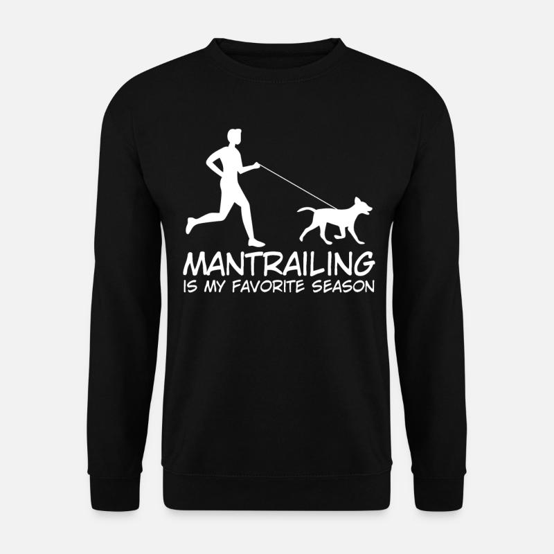 Mantrailing Dog Mantrailer Dogs - Unisex Sweatshirt - black