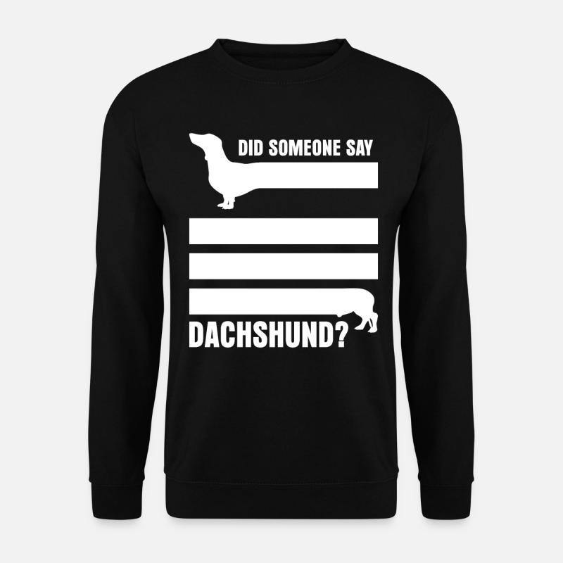 Dachshund - Unisex Pullover - Schwarz