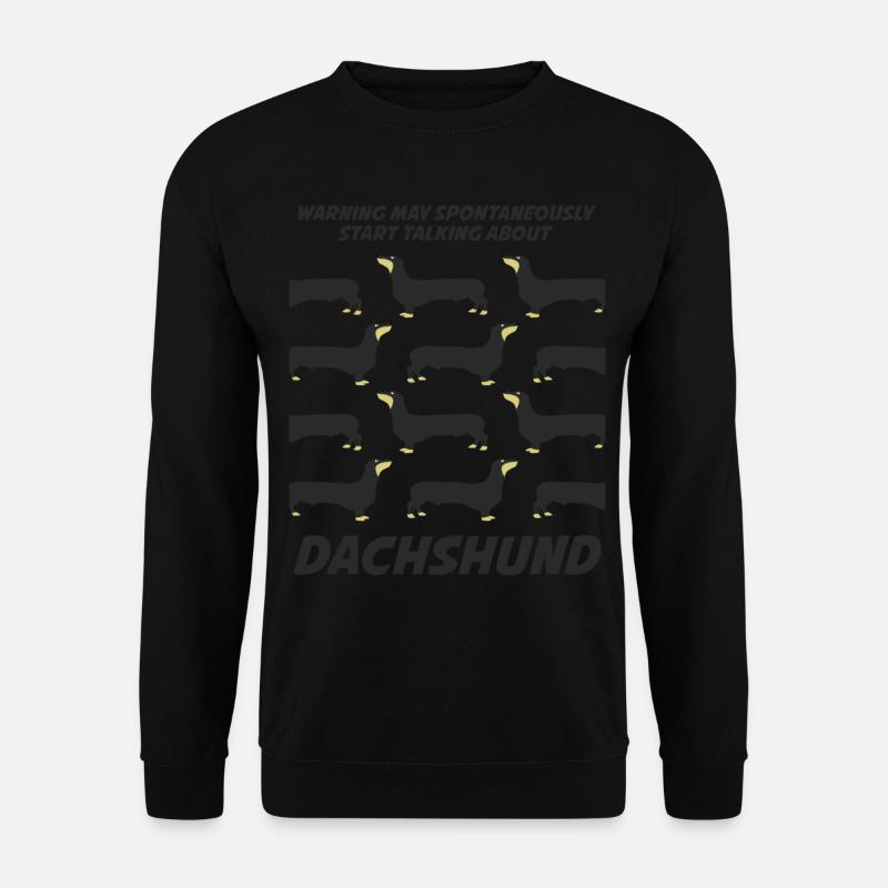 Blague du teckel - Sweat-shirt Unisexe - noir