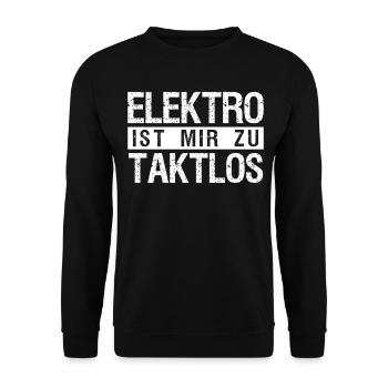 Hubraum Tuner Verbrenner Motor Tuning - Unisex Pullover - Schwarz - Vorne - Alina (178cm) & Michal (187cm)