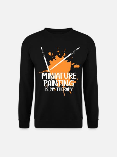 Modellbauer Pinsel Farbe Modellbau - Unisex Pullover - Schwarz