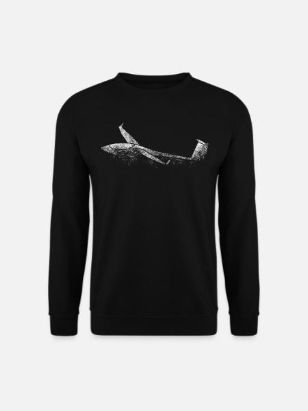 Glider Outline Glider - Unisex Sweatshirt - black
