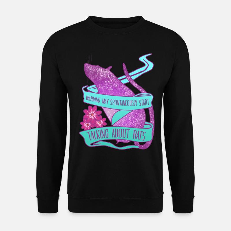 Rat Rat Owner Saying Rats - Unisex Sweatshirt - black