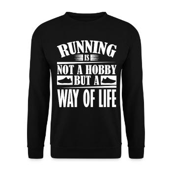 Chaussures de course Courses de course - Sweat-shirt Unisexe - noir - Devant - Alina (178cm) & Michal (187cm)