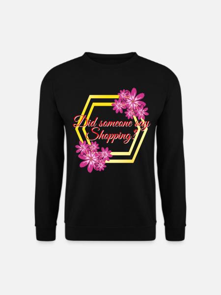 Shopping Clothes Shopping Shopping - Unisex Sweatshirt - black