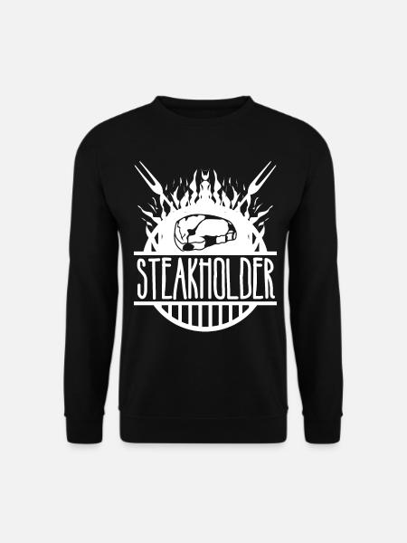 Grilling Steak Barbecue Grill Steaks - Unisex Sweatshirt - black