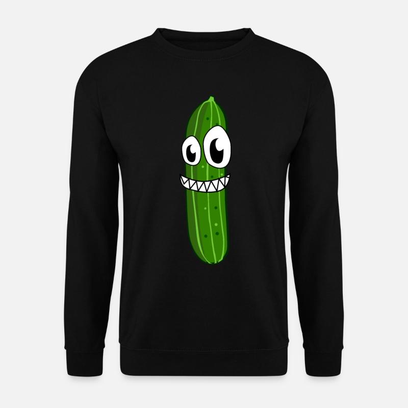 Gurken verrückte Gurke - Unisex Pullover - Schwarz