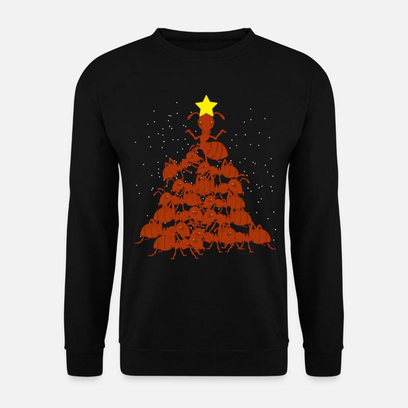 Ants Christmas Tree Christmas - Unisex Sweatshirt - black
