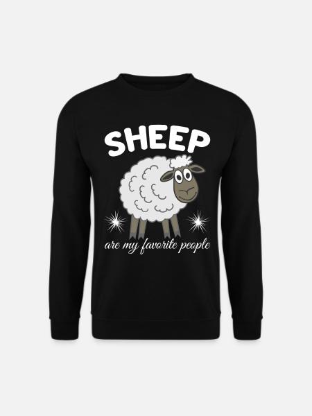 Sheep Sheep Shepherd Sheep - Unisex Sweatshirt - black