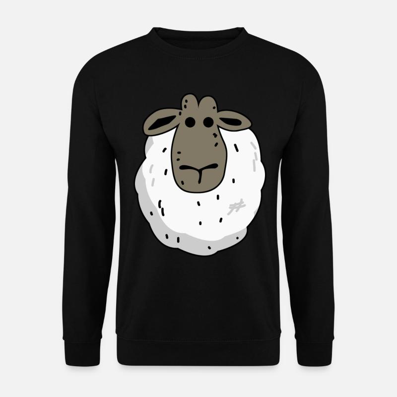 Sheep Sheep Funny Sheep - Unisex Sweatshirt - black