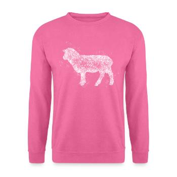 Moutons Moutons Gouttes de pluie Moutons - Sweat-shirt Unisexe - rose - Devant
