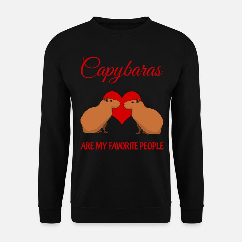 Capybaras Capybara - Unisex Sweatshirt - black