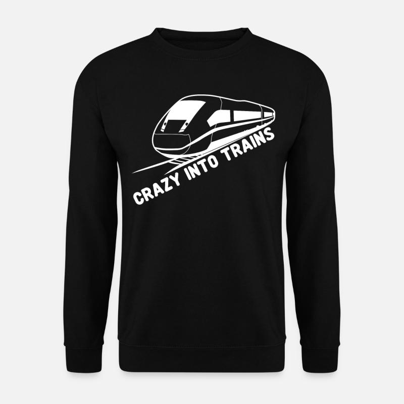 Eisenbahner Eisenbahn Bahngleise - Unisex Pullover - Schwarz