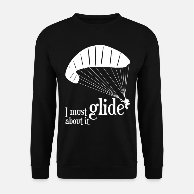 Paragliding Gleitschirmfliegen - Unisex Sweatshirt - black