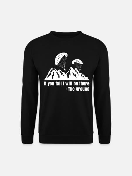 Gleitschirm Paragliding Paraglider - Unisex Pullover - Schwarz