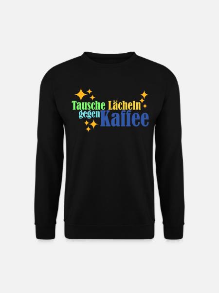 Kaffee Kaffetrinker - Unisex Pullover - Schwarz