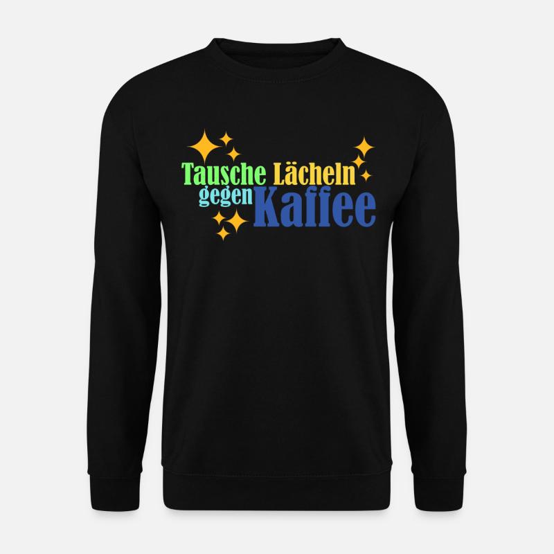 Kaffee Kaffetrinker - Unisex Pullover - Schwarz