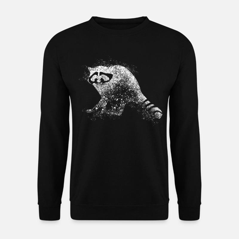 Waschbär - Unisex Pullover - Schwarz