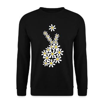 Daisy Kpop Korean Pop Music K-Pop - Unisex Sweatshirt - black - Front - Alina (178cm) & Michal (187cm)