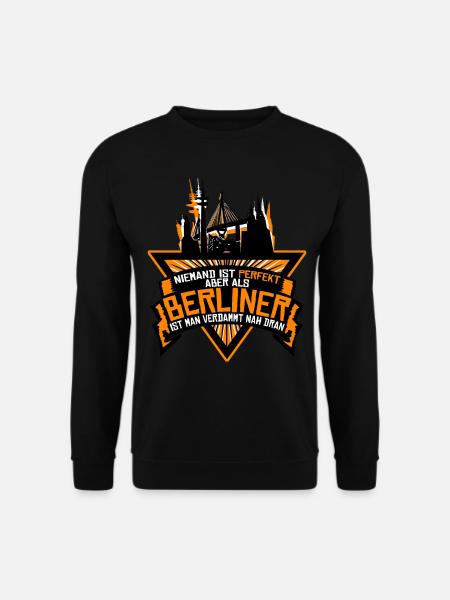 Berlin Spruch Berliner - Unisex Pullover - Schwarz