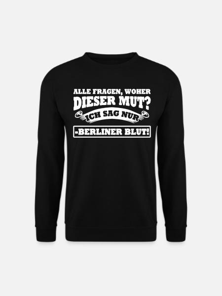 Berliner Blut - Unisex Pullover - Schwarz