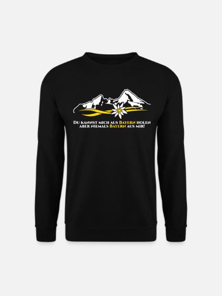 Bayern Berge - Unisex Pullover - Schwarz