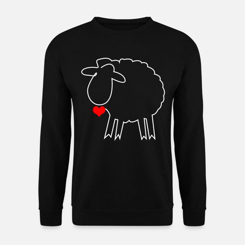 Schaf Schäfer Schafe - Unisex Pullover - Schwarz